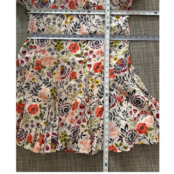 VELVET BY GRAHAM SPENCER NWOT KEELIN Floral Tiered 3/4 Bishop Sleeve Dress S - Picture 7 of 7